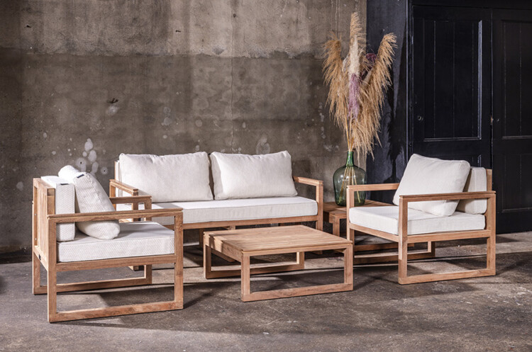 Allure Cube lounge 5 piece set coffeetable